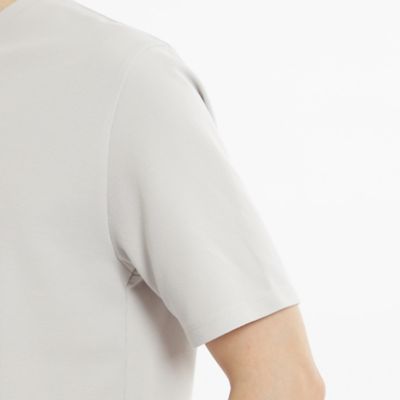 ストレッチミラノリブ　Ｖネック半袖Ｔシャツ（Ｈ１Ｐ３４３２０＿＿）