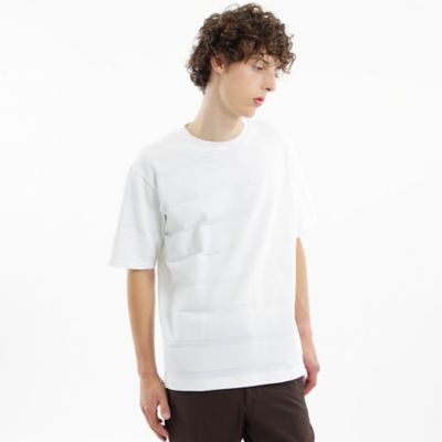 ＜MACKINTOSH PHILOSOPHY (Men)＞ポップコーンボーダー　クルーネックＴシャツ（Ｈ１Ｐ４１３２１＿＿）