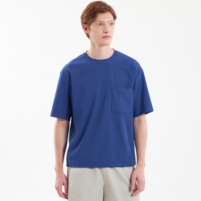ハイテンショントリコット　クルーネック五分袖Ｔシャツ（Ｈ１Ｐ４６１６６＿＿）