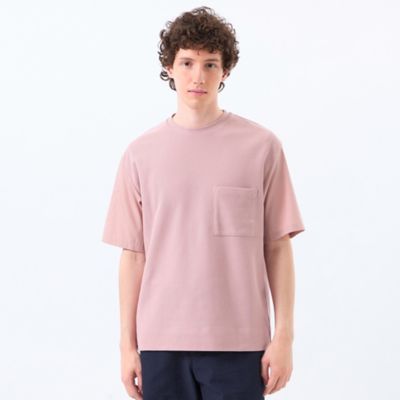 ＜MACKINTOSH PHILOSOPHY (Men)＞ニットコンビＴシャツ　ケーブルニット×ブロード（Ｈ１Ｐ４６６７２＿＿）