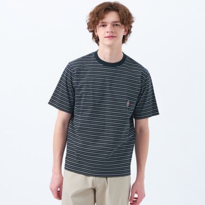 バッキンガムベア　ランダムボーダー　ワンポイントＴシャツ（Ｈ１Ｐ７１５２６＿＿）