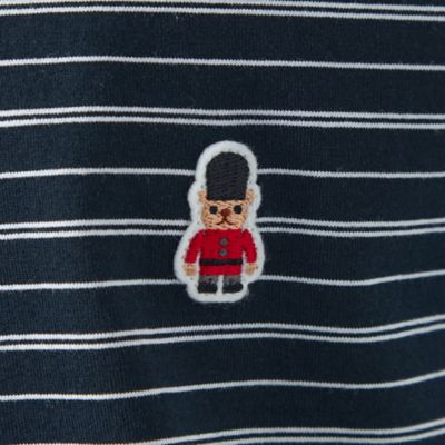 バッキンガムベア　ランダムボーダー　ワンポイントＴシャツ（Ｈ１Ｐ７１５２６＿＿）
