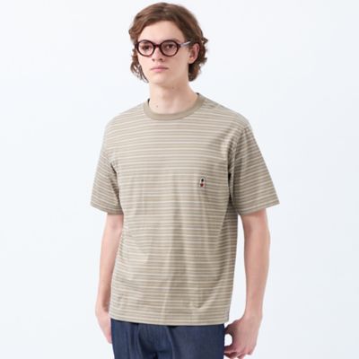 バッキンガムベア　ランダムボーダー　ワンポイントＴシャツ（Ｈ１Ｐ７１５２６＿＿）