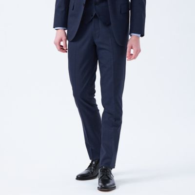 ＜MACKINTOSH PHILOSOPHY (Men)＞トロッタートラウザーズ　＃１０９　ストレッチピンヘッド／無地（Ｈ１Ｒ２１５１８＿＿）
