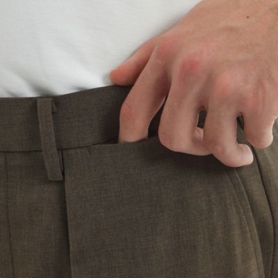 ポリエステルトロピカル　ワンタック　エラスティックパンツ（Ｈ１Ｒ６９３５９＿＿）