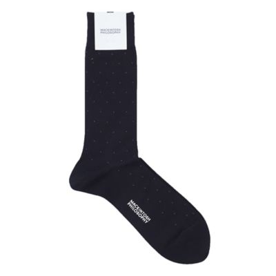 ＜MACKINTOSH PHILOSOPHY (Men)＞ピンドット　ビジネスソックス（Ｈ１Ｘ１０６２０＿＿）