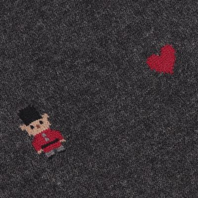 バッキンガムベア×ハート　カジュアルソックス（Ｈ１Ｘ３０２１９＿＿）