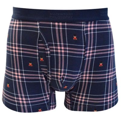 MACKINTOSH PHILOSOPHY (Men)/マッキントッシュ フィロソフィー ダークトーンチェック柄×バッキンガムベア　ボクサーパンツ（Ｈ１Ｘ７０２０４＿＿）