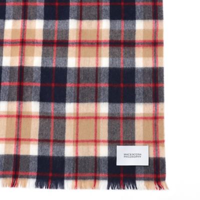 ウォッシャブルカシミヤハウスチェックストール（H5702227＿＿