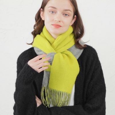 ＜MACKINTOSH PHILOSOPHY (Women)＞リバーシブルウールマフラー（Ｈ５７０３２２８＿＿）