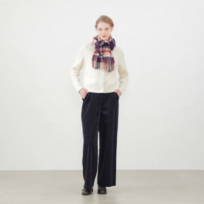 ウォッシャブルカシミヤハウスチェックマフラー（H5711227＿＿
