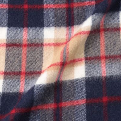 ウォッシャブルカシミヤハウスチェックマフラー