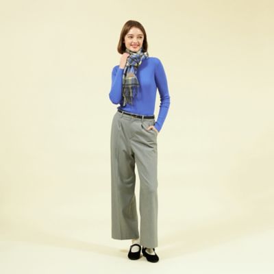ウォッシャブルカシミヤハウスチェックマフラー