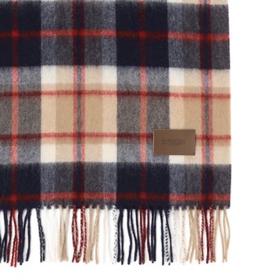 MACKINTOSH ハウスチェック　カシミヤマフラー ウォッシャブルカシミヤハウスチェックストール(マフラー