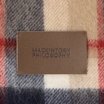ウォッシャブルカシミヤハウスチェックマフラー