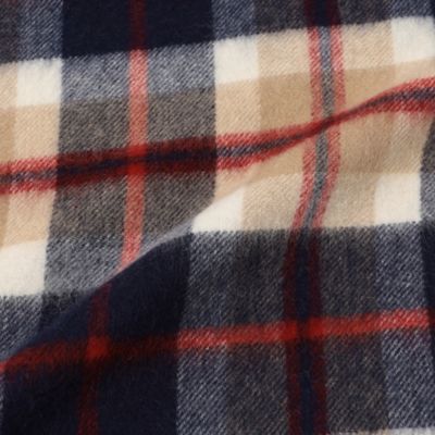 ウォッシャブルカシミヤハウスチェックマフラー