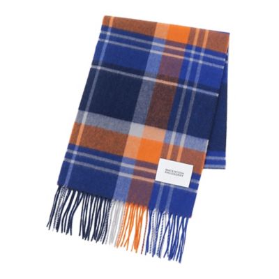 【美品】マッキントッシュフィロソフィー　カシミヤ　マフラー　チェック WEB限定】カシミヤチェックマフラー（H5712498＿＿