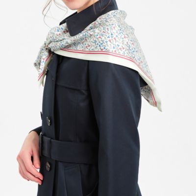 ＜MACKINTOSH PHILOSOPHY (Women)＞Ｓｎｏｗｂｌｕｅ　Ｇａｒｄｅｎ　トライアングルスカーフ（Ｈ５７２１１２２＿＿）