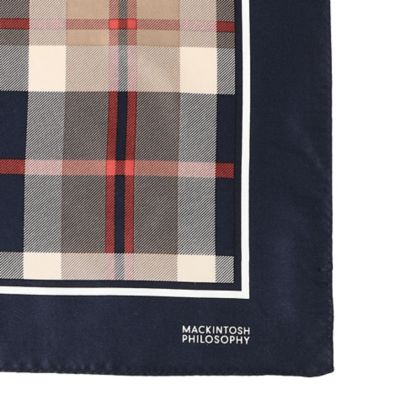 ハウスチェックスカーフ 88×88（H5722422＿＿