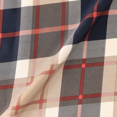 マッキントッシュフィロソフィー チェック柄大判ストール ウォッシャブルカシミヤブロックチェックストール