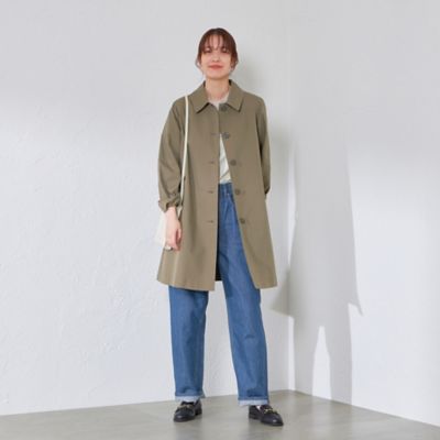 【超美品】 MHL. ノーカラロングコート