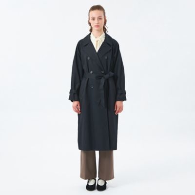 【美品】マッキントッシュフィロソフィー☆撥水　トレンチコート　チェック WEB＆一部店舗限定】ソフトギャバジントレンチコート