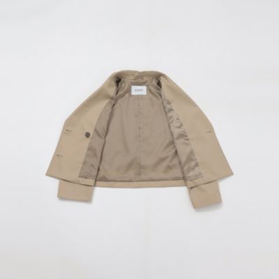 WEB＆一部店舗限定】ソフトギャバジンショートトレンチコート