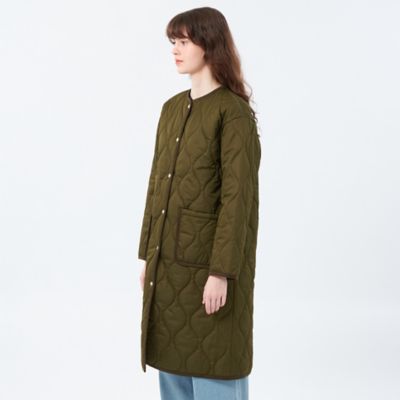 WEB＆一部店舗限定】キルティングロングコート