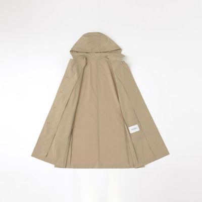 美品✨マッキントッシュフィロソフィー　フーデットコート　撥水加工　ベージュ　S ダブルクロスフーデッドコート(コート)｜MACKINTOSH PHILOSOPHY