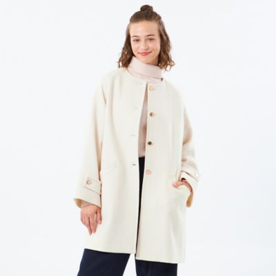 WELBURY NO COLLAR（ウェルベリーノーカラー）】ウール