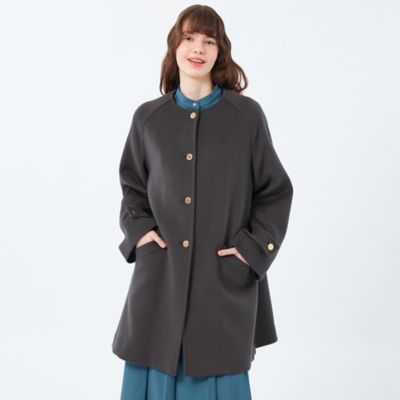 WELBURY NO COLLAR（ウェルベリーノーカラー）】ウール