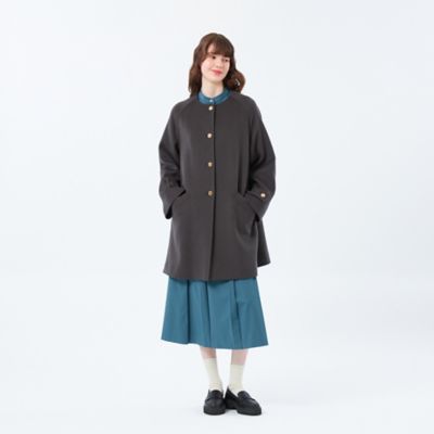 WELBURY NO COLLAR（ウェルベリーノーカラー）】ウール