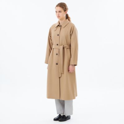 【美品✨】マッキントッシュ メルトン トレンチコート ベルト付き 36 WEB＆一部店舗限定】メルトンベルテッドコート