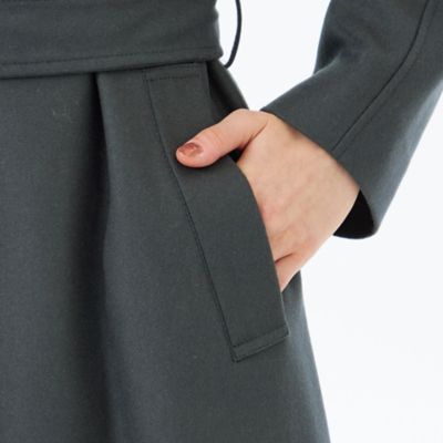 WEB＆一部店舗限定】メルトンノーカラーコート