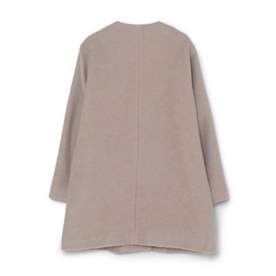 マッキントッシュフィロソフィー　ショールカラーウールコート MACKINTOSH PHILOSOPHY ショールカラーウールコート ブラウン