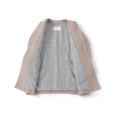 マッキントッシュフィロソフィー　ショールカラーウールコート MACKINTOSH PHILOSOPHY ショールカラーウールコート ブラウン
