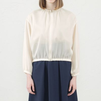 極美品　マッキントッシュフィロソフィー　ツイードジャケット　ノーカラー　M マッキントッシュ フィロソフィー MACKINTOSH PHILOSOPHY ニット
