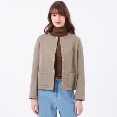 ノーカラージャケッット マッキントッシュ フィロソフィー ダンボールジャケット WEB＆一部店舗限定】バッキンガムベア ノーカラーダンボール