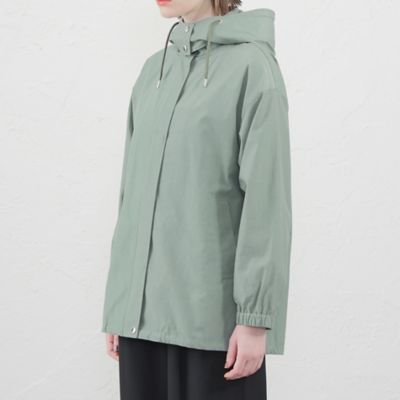 美品 マッキントッシュ フィロソフィー 薄手 フーデットブルゾン ナイロン 38 WEB＆一部店舗限定】コットンナイロンフーデッドブルゾン