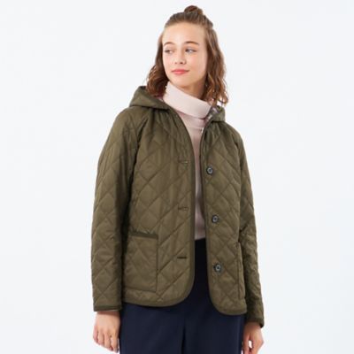 MACKINTOSH PHILOSOPHY (Women)/マッキントッシュ フィロソフィー【ROYTON MIDDLE HOOD(ロイトンミドルフード)】キルティング(H5F17630__) ミドリ79L コート・ジャケット【三越伊勢丹/公式】