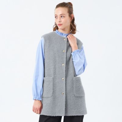 MACKINTOSH PHILOSOPHY (Women)/マッキントッシュ フィロソフィー【HESSLE NO SLEEVE(ヘスルノースリーブ)】(H5F18651__) グレー07L コート・ジャケット【三越伊勢丹/公式】