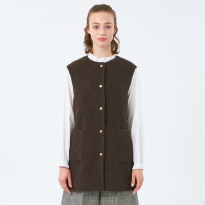 マッキントッシュフィロソフィー　HESSLE ノーカラージャケット LEE11月号掲載／蛯原友里さん着用】【HESSLE（ヘスル