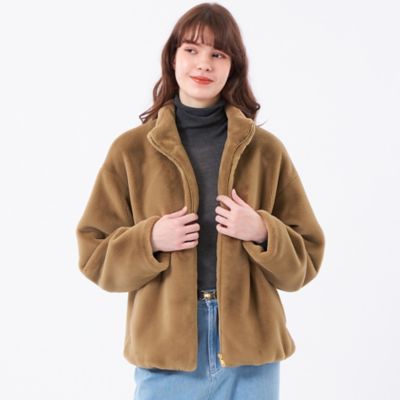 フェイクファースタンドブルゾン（H5F35684＿＿