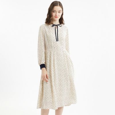 ＜MACKINTOSH PHILOSOPHY (Women)＞ダイヤドットフロントリボンワンピース（Ｈ５Ｊ０２２１３＿＿）