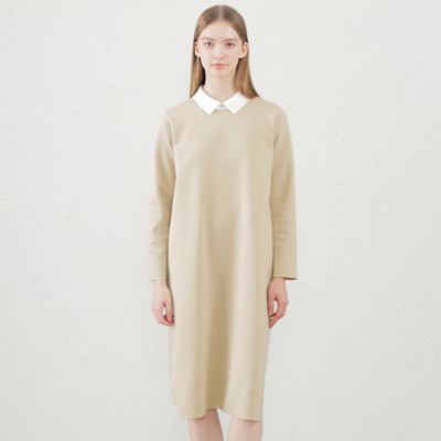 ＜MACKINTOSH PHILOSOPHY (Women)＞クレリックカラーミラノリブニットワンピース（Ｈ５Ｊ０３３６０＿＿）