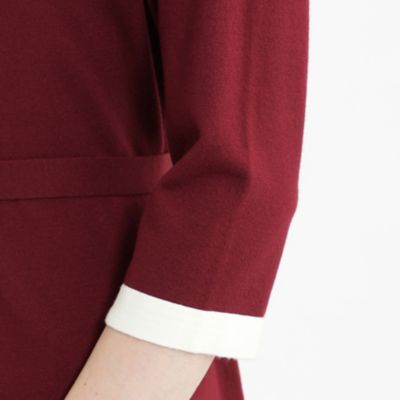 【２０２３年秋冬商品】Ｃｌｅｒｉｃ　Ｃｏｌｌａｒ　Ｋｎｉｔ　ワンピース（Ｈ５Ｊ０５２７０＿＿）
