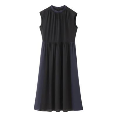 MACKINTOSH PHILOSOPHY (Women)/マッキントッシュ フィロソフィー スタンドカラーギャザーワンピース（Ｈ５Ｊ０８６０５＿＿）