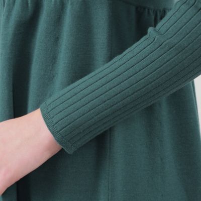 ウエストギャザーニットワンピース（Ｈ５Ｊ０９２０８＿＿）