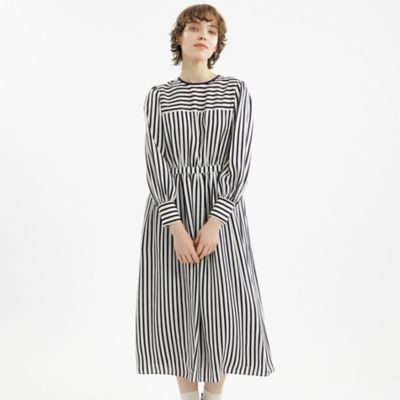 ＜MACKINTOSH PHILOSOPHY (Women)＞サテンストライプワンピース（Ｈ５Ｊ１４２１５＿＿）