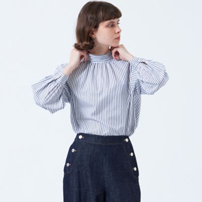 MACKINTOSH PHILOSOPHY (Women)/マッキントッシュ フィロソフィー ＴＨＯＭＡＳ　ＭＡＳＯＮ　スタンドカラーブラウス（Ｈ５Ｍ０５５１６＿＿）